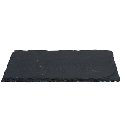 Plato Tabla de Piedra Pizarra Wayu 30x20cm Aperitivos