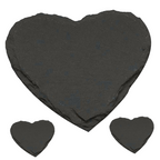 Plato Tabla de Piedra Pizarra Corazon 23 CM