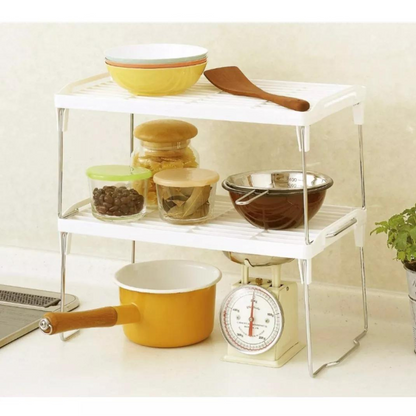 Organizador con Repisas Apilables para Cocina