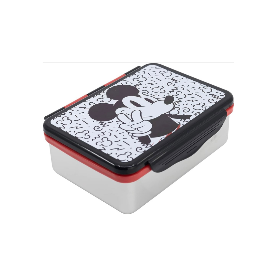 Sandwichera Fiambrera Rectangular Mickey Mouse Libre BPA