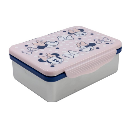 Sandwichera Fiambrera Rectangular Minnie Mouse Libre BPA