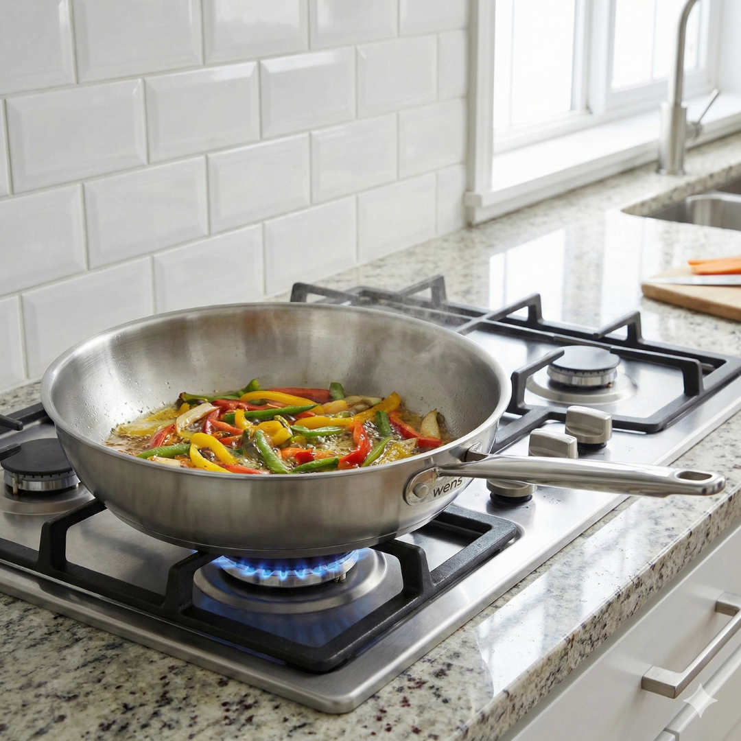 Sartén de acero inoxidable Wens Umbra 28 cm