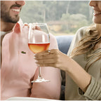 Set 12 Copas de Vino Vitta 500ml - Diseño Gota Elegante