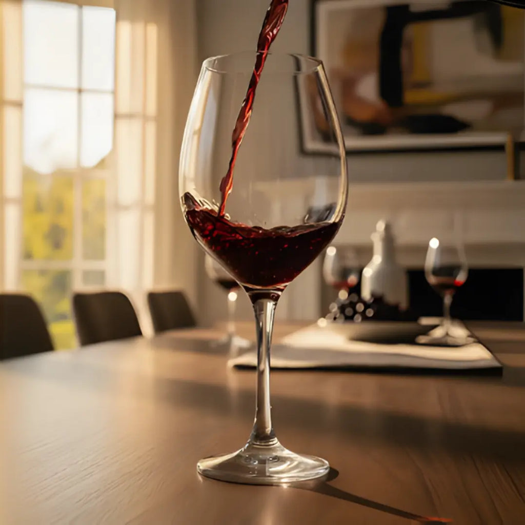 Set 12 Copas de Vino Vitta 500ml - Diseño Gota Elegante