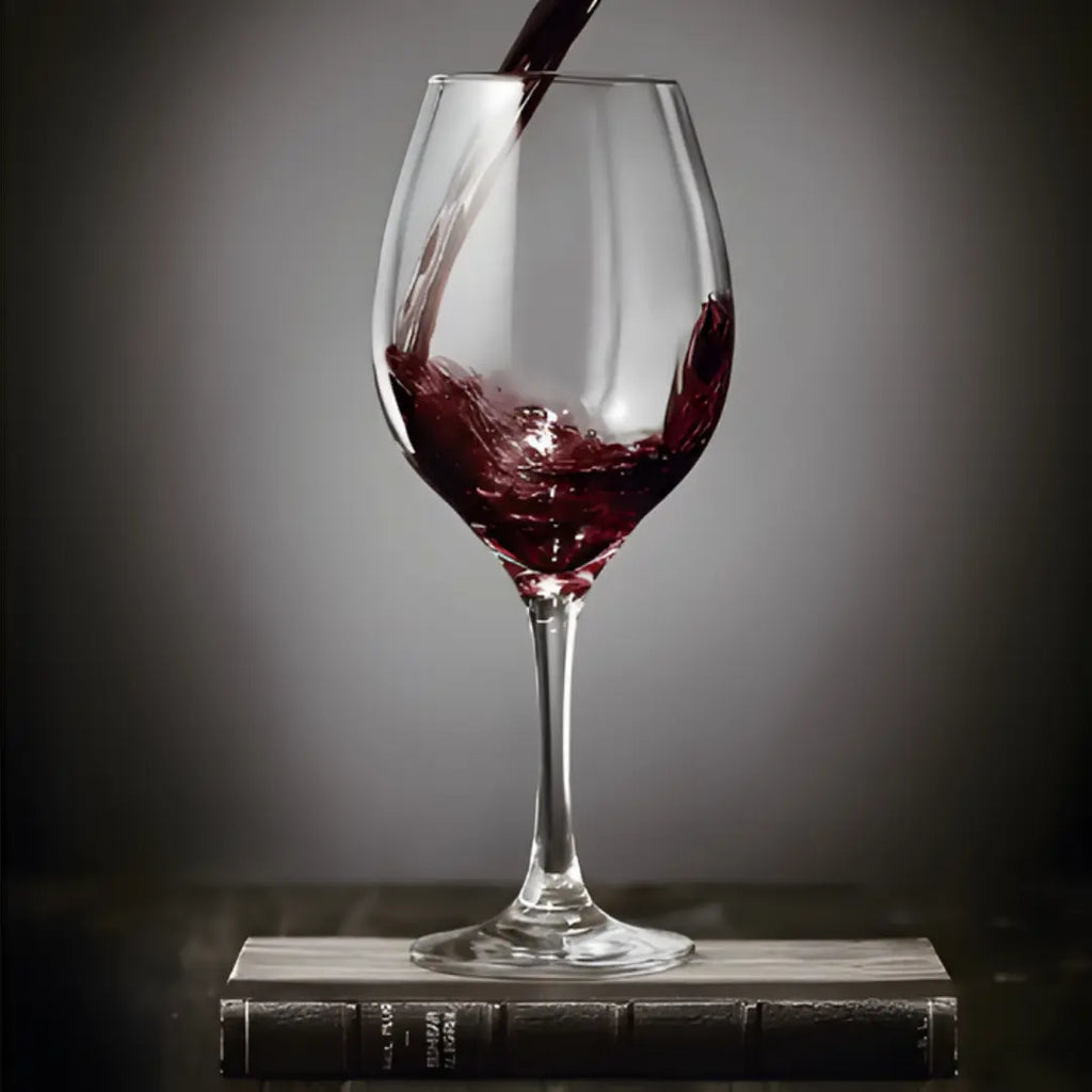 Set 12 Copas de Vino Vitta 500ml - Diseño Gota Elegante