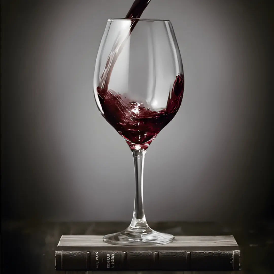 Set 12 Copas de Vino Vitta 500ml - Diseño Gota Elegante