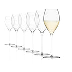 Set 6 Copas Champagne Cristal Harmony Fino 425 ml