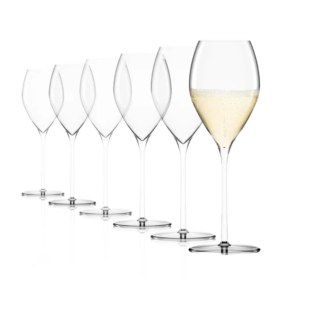Set 6 Copas Champagne Cristal Harmony Fino 425 ml