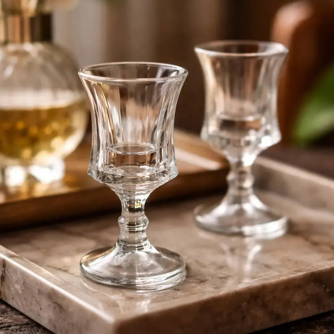Set de 6 Mini Copas de Vidrio para Licor 50 ml
