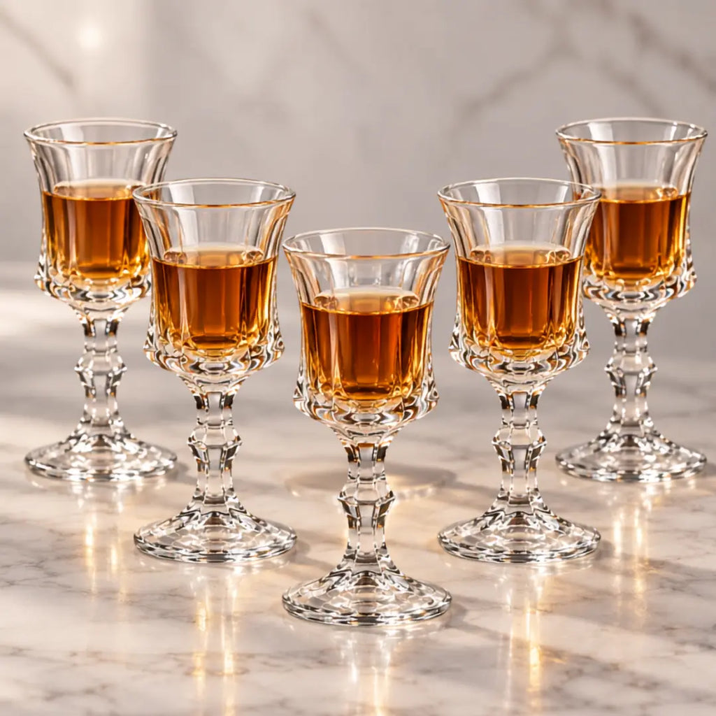 Set de 6 Mini Copas de Vidrio para Licor 50 ml