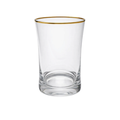 Set 6 Vasos con Borde Dorado 420ml