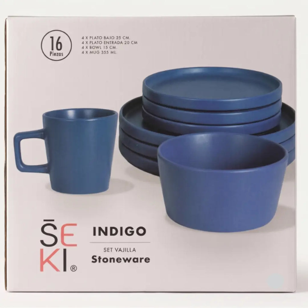Set de Vajilla 16 Piezas Seki | Cerámica Moderna