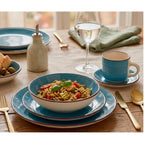 Set Vajilla 30 Piezas Porcelana Hallen Lorenza