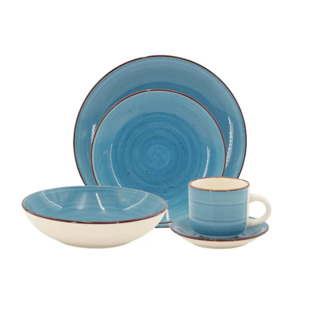 Set Vajilla 30 Piezas Porcelana Hallen Lorenza