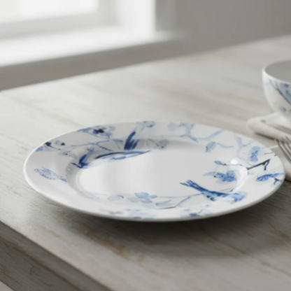 Juego De Vajilla Loza 16 Piezas Para 4 Personas Aves