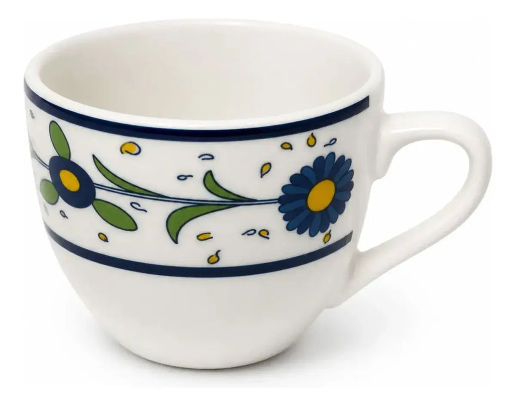 Set 6 Tazas Espresso con Platillos 80ml Hallen Fiesole | Café