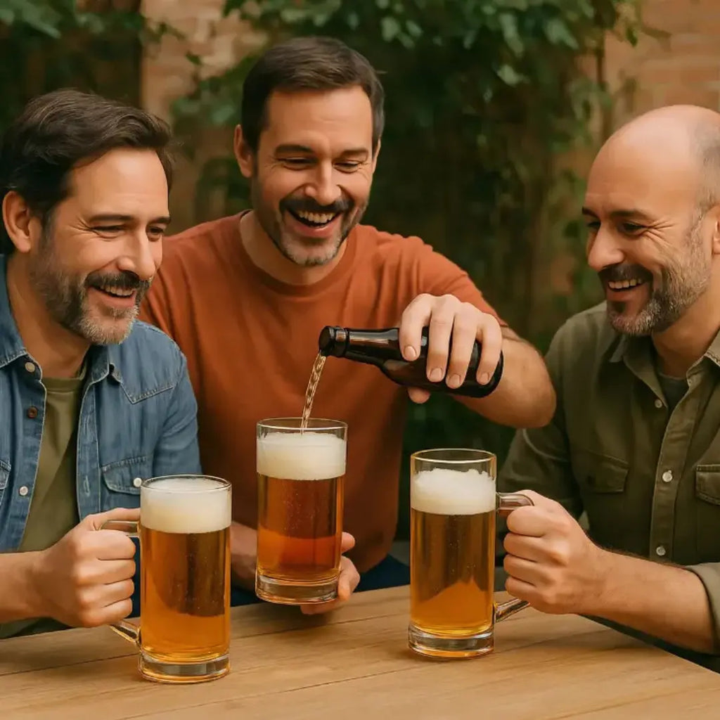 Shopero de Vidrio 1 Litro para Cerveza | Globalshopping