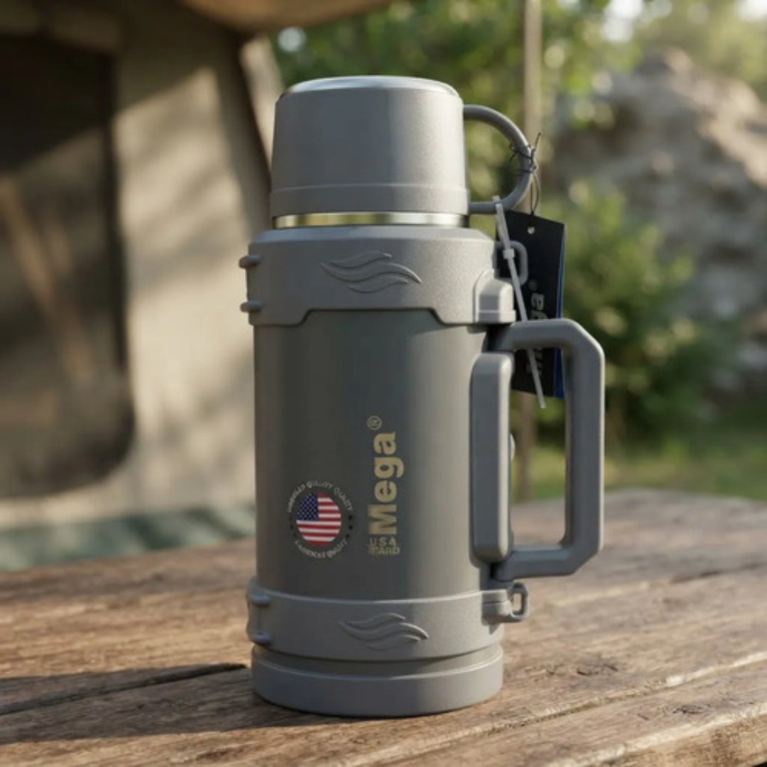 Termo Mega Infinity 1.7L Acero Inoxidable Camping | Calor 12h