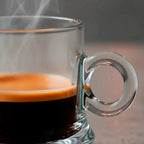 Set 6 Tazas de Vidrio para Café Espresso 80 ml