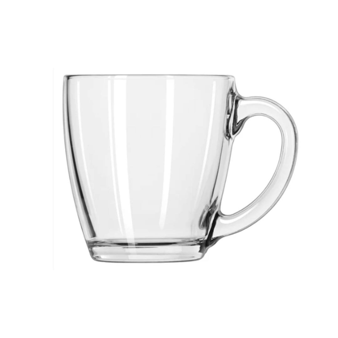 Set 6 Tazas para Cafe Te de Vidrio 310 ML
