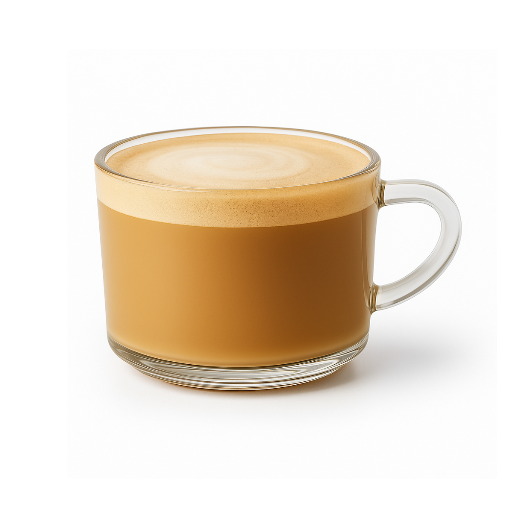 Set 6 Tazas Vidrio Te Cafe Latte Capuccino 270 Ml 