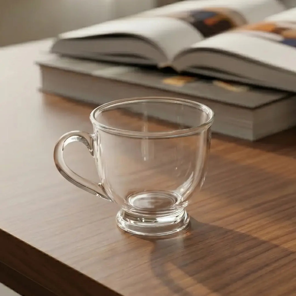 Tazas de Vidrio para Café 220ml | Set de 6 Unidades