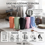 Mug Termico Sintra 600ml Keep | Vaso de Acero Inoxidable