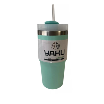 Mug Termico Acero 560 ML con Bombilla Yaku