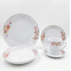 Vajilla 30 Piezas Floreada Porcelana