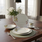 Vajilla 30 Piezas Floreada Porcelana