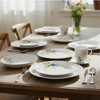 Vajilla 30 Piezas Floreada Porcelana