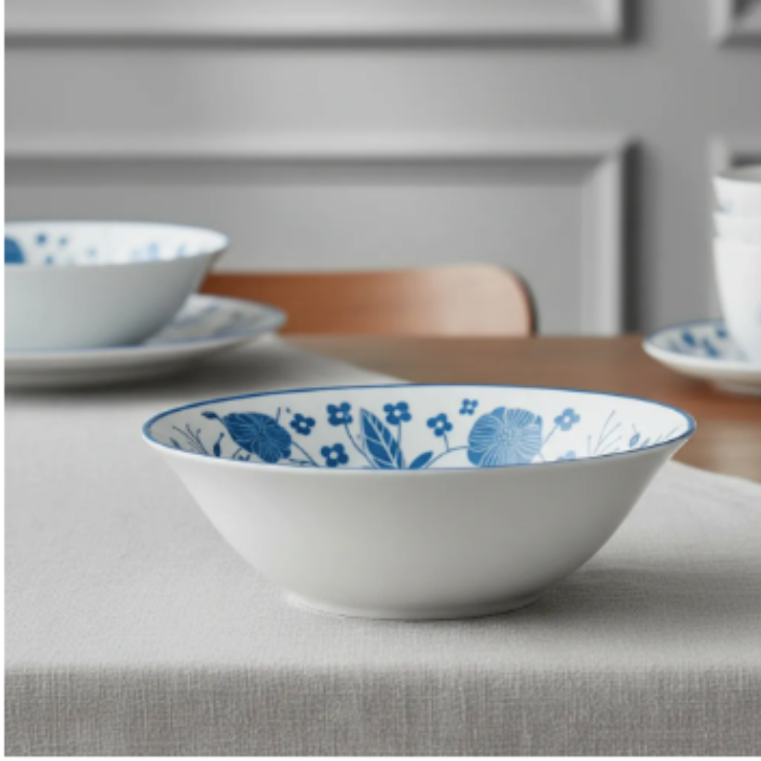 Set Vajilla 30 Piezas Porcelana Hannah Hallen Floreado