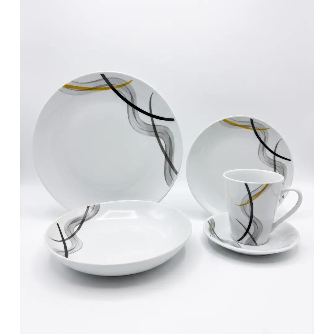 Vajilla 30 Piezas Floreada Porcelana