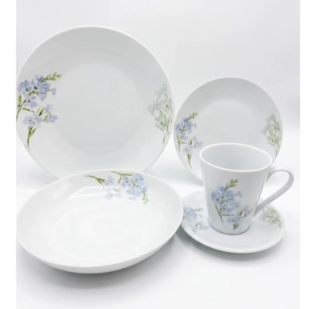 Vajilla 30 Piezas Floreada Porcelana
