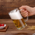 Set de 2 Vasos Shoperos Cerveceros de Vidrio 500 ml