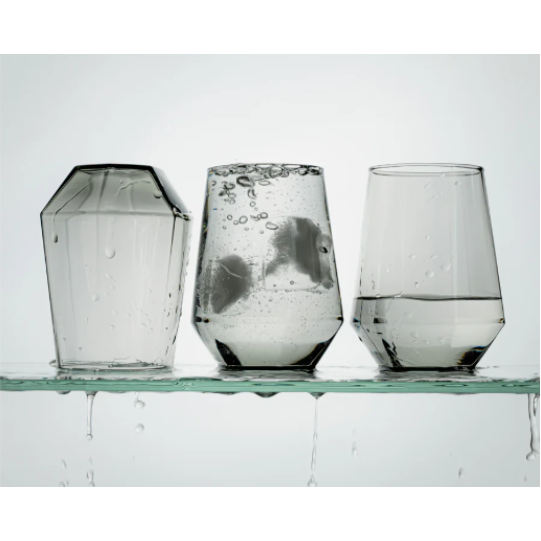 6 Vasos Altos De Vidrio Para Cóctel Bebidas Elemental 519cc 