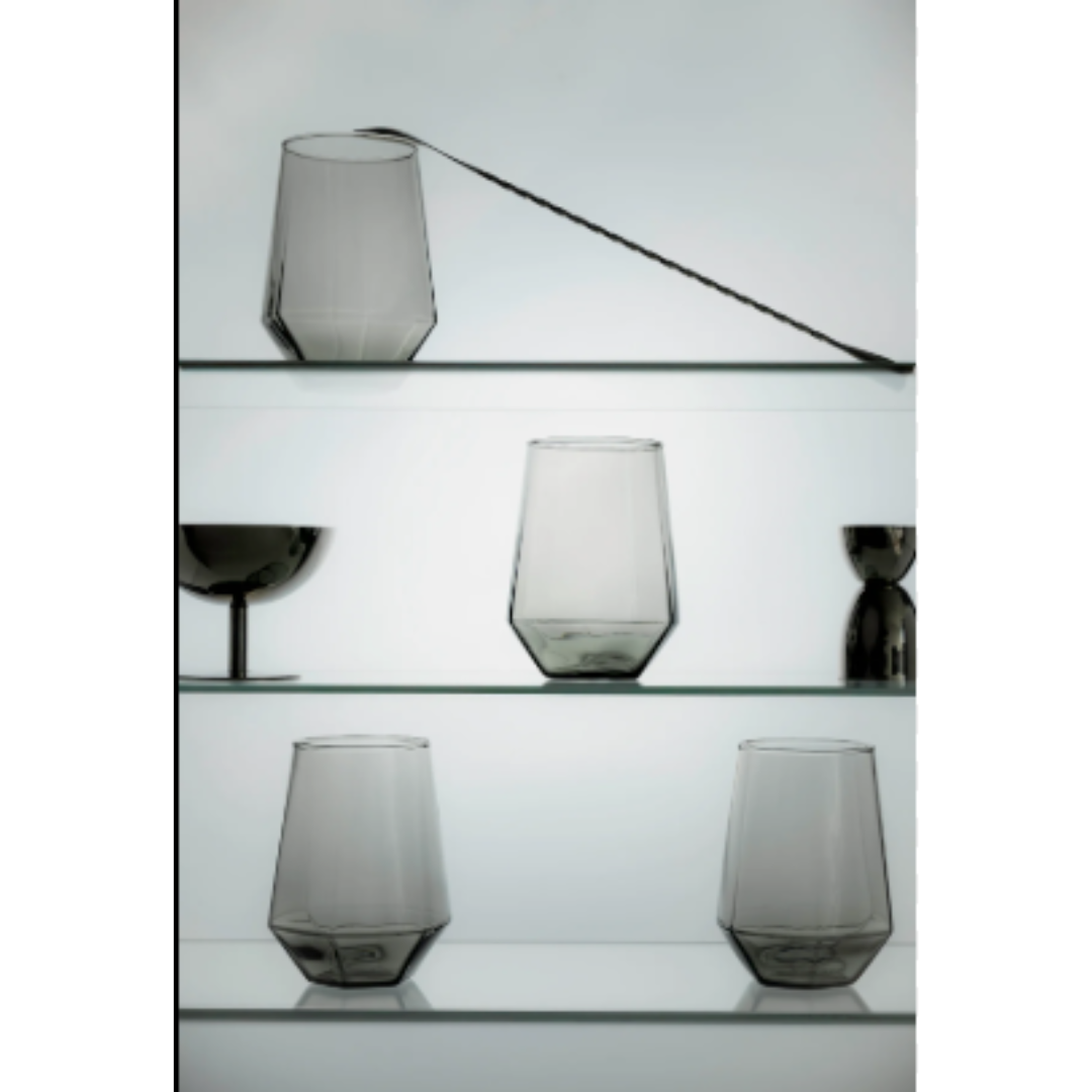 6 Vasos Altos De Vidrio Para Cóctel Bebidas Elemental 519cc 