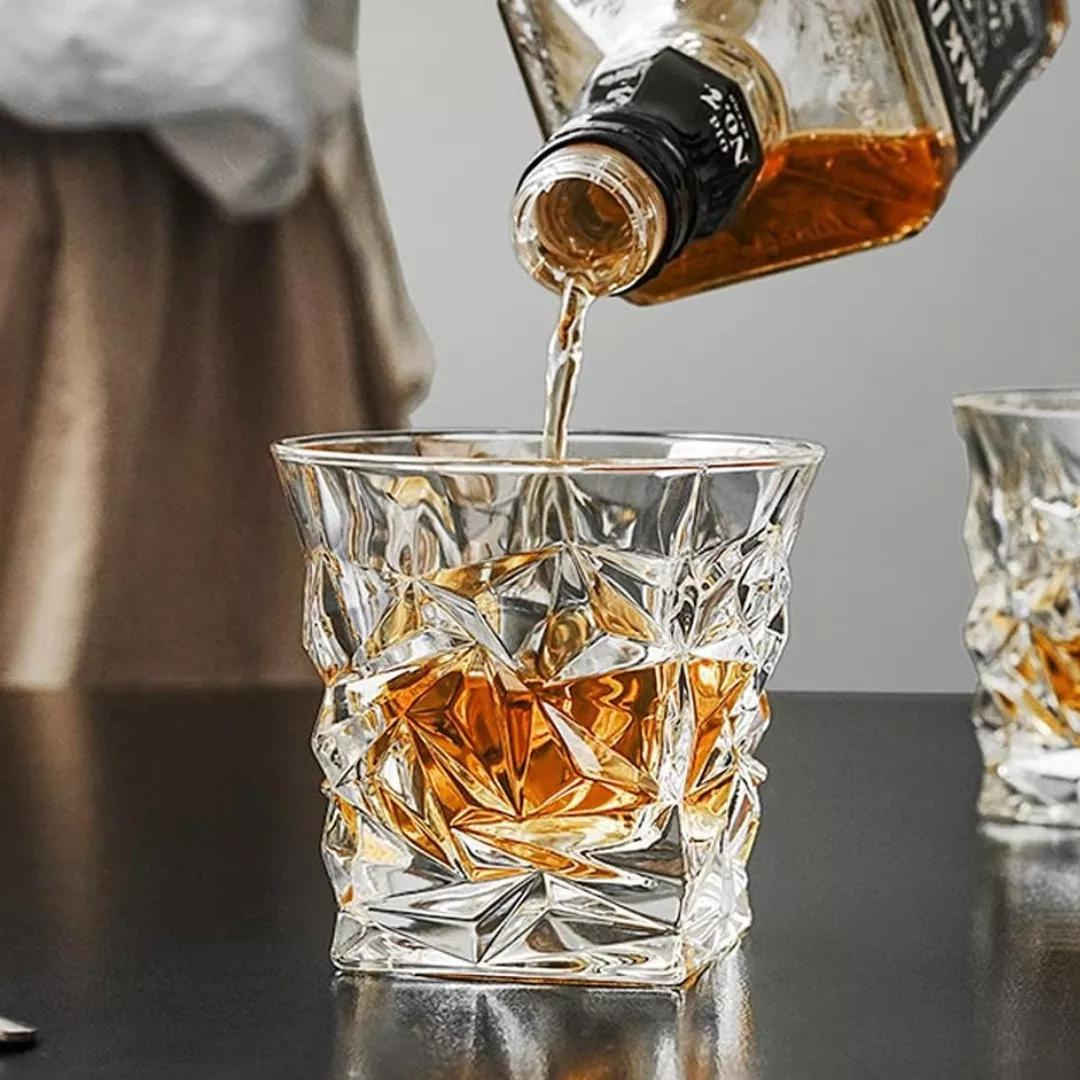 Vaso de Whisky 290 Ml Diseño Caverna (X6)