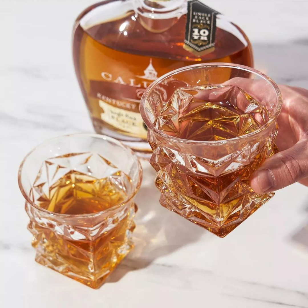 Vaso de Whisky 290 Ml Diseño Caverna (X6)