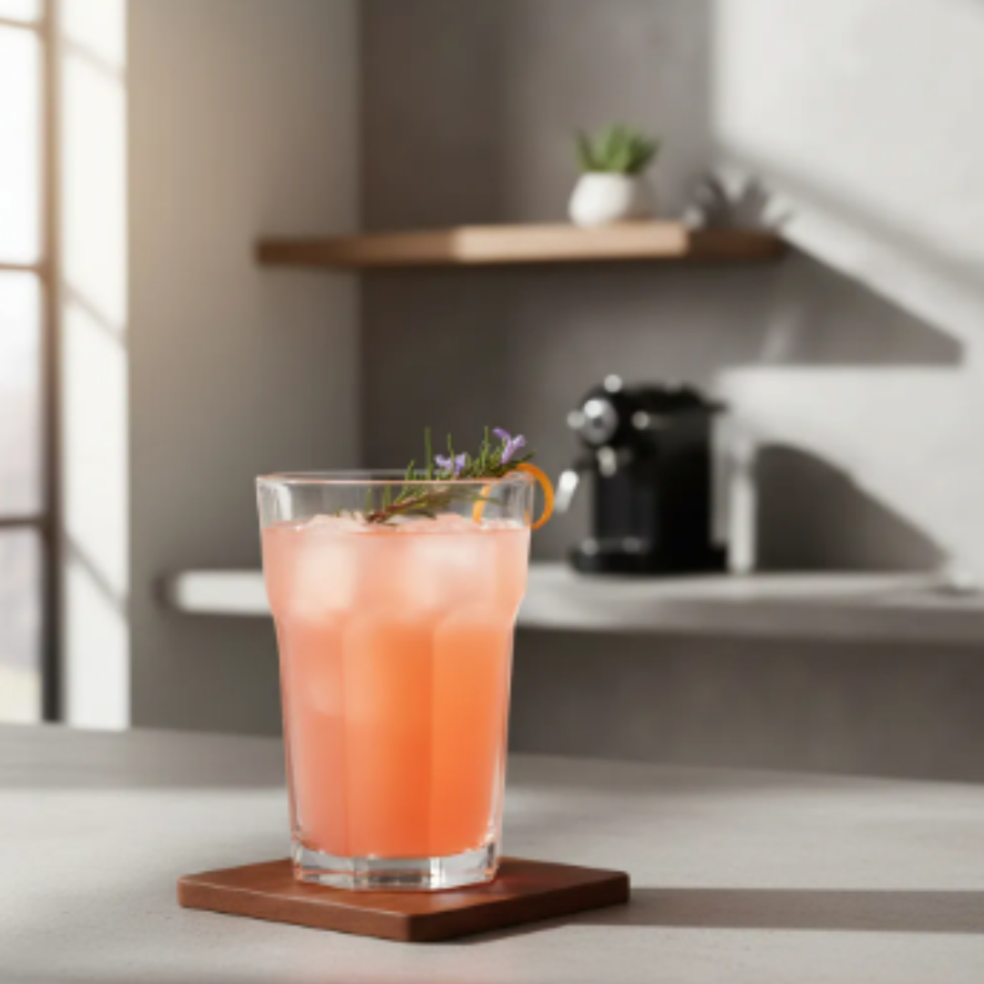 Vaso de Vidrio para Cocktail 430ml | Diseño Facetado Premium