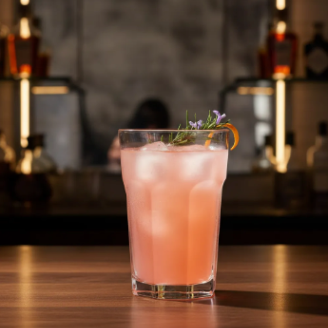 Vaso de Vidrio para Cocktail 430ml | Diseño Facetado Premium