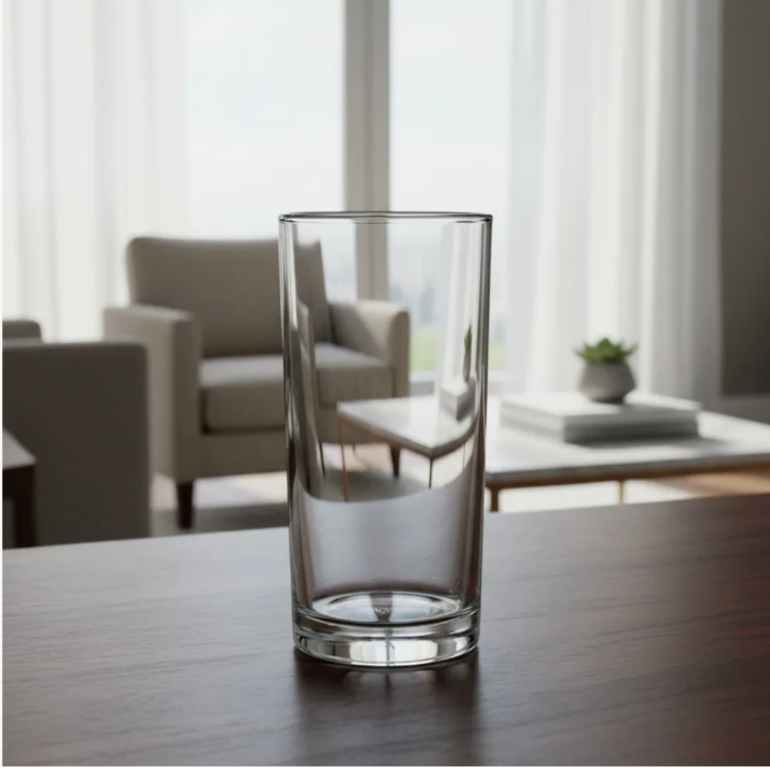Set 6 Vasos de Agua Jugo 300 Ml de Vidrio