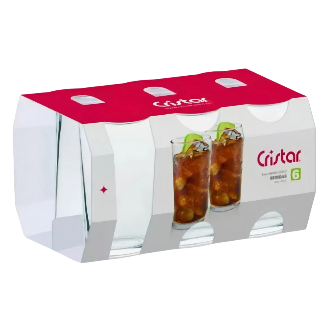 Vasos de vidrio Altos Allegra Montecarlo 340 ml