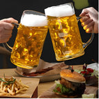 Vaso Shopero Cervecero Gigante de Vidrio 1 Litro
