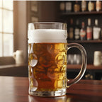 Vaso Shopero Cervecero Gigante de Vidrio 1 Litro