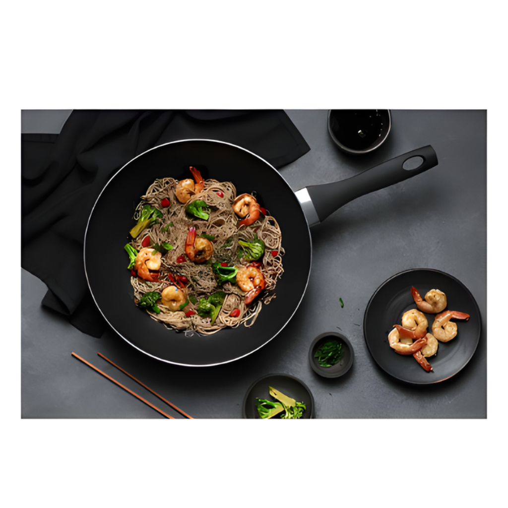 Wok 30cm Wens con Tapa | Antiadherente Stone Inducción