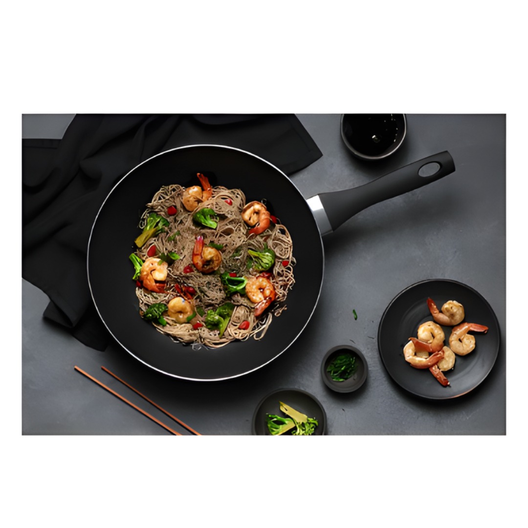Wok 30cm Wens con Tapa | Antiadherente Stone Inducción