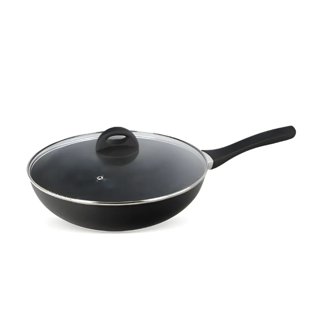 Wok 30cm Wens con Tapa | Antiadherente Stone Inducción