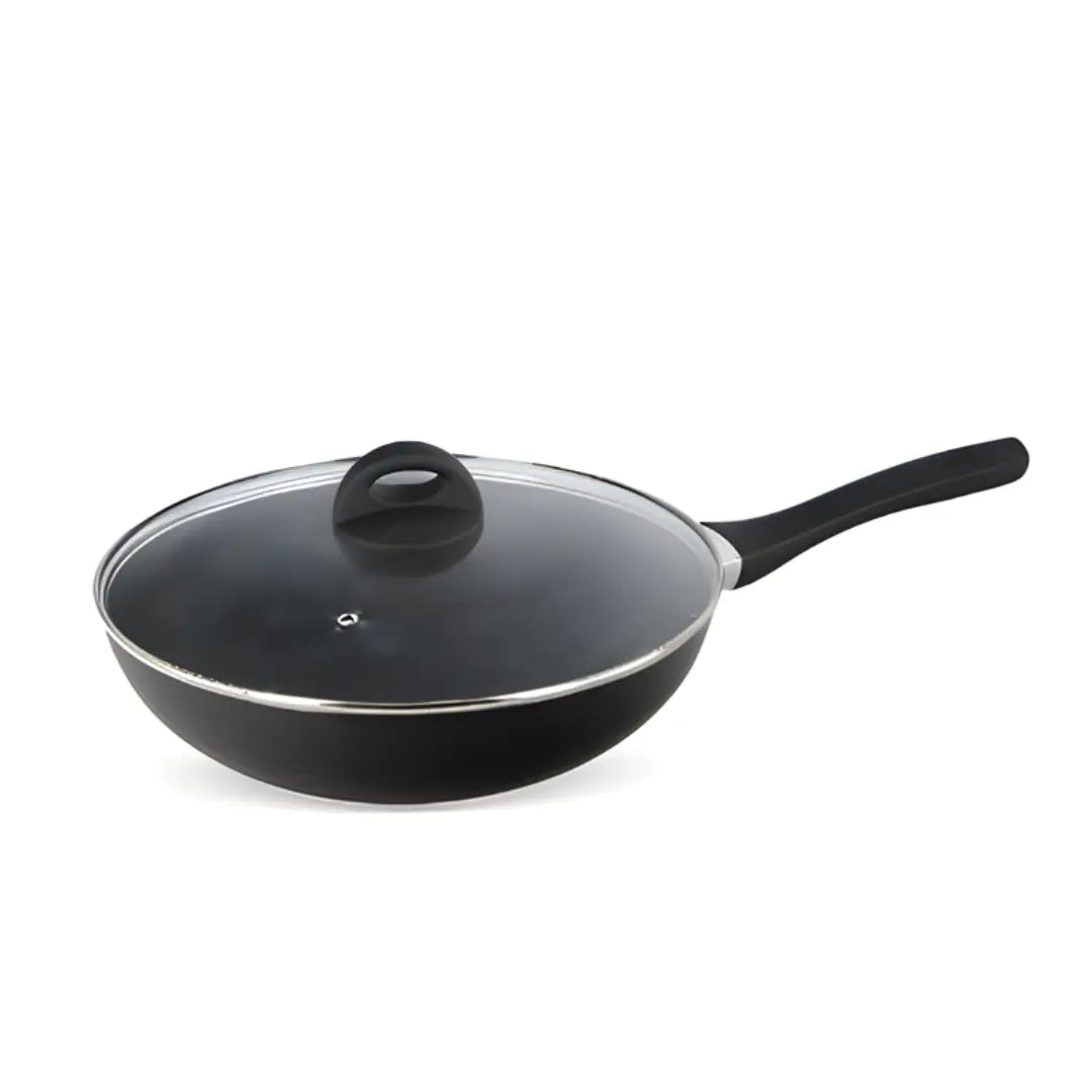 Wok 30cm Wens con Tapa | Antiadherente Stone Inducción