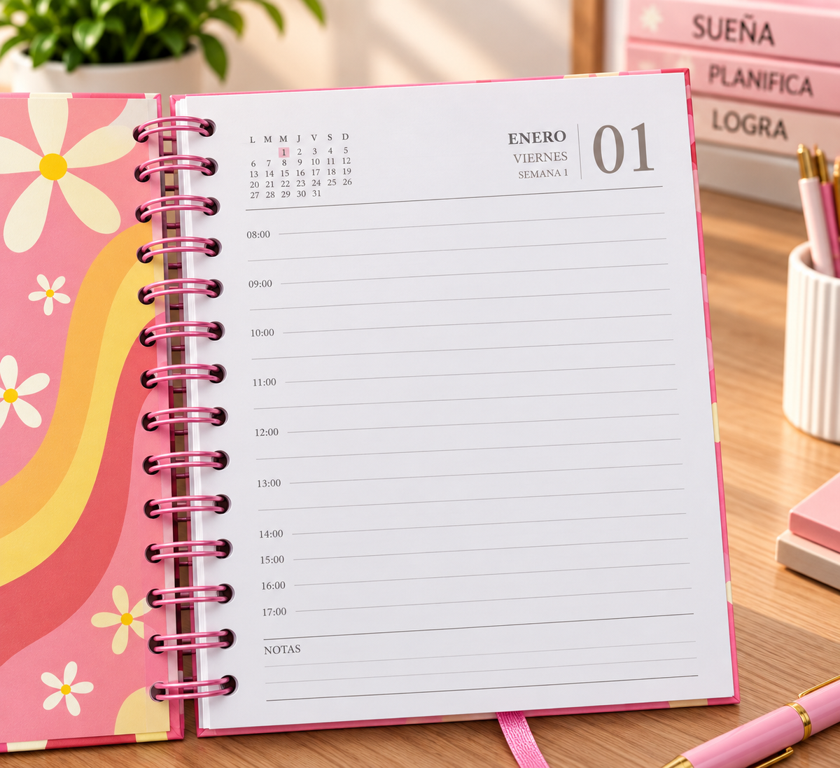 Agenda Planificador 2027 Espiral A5